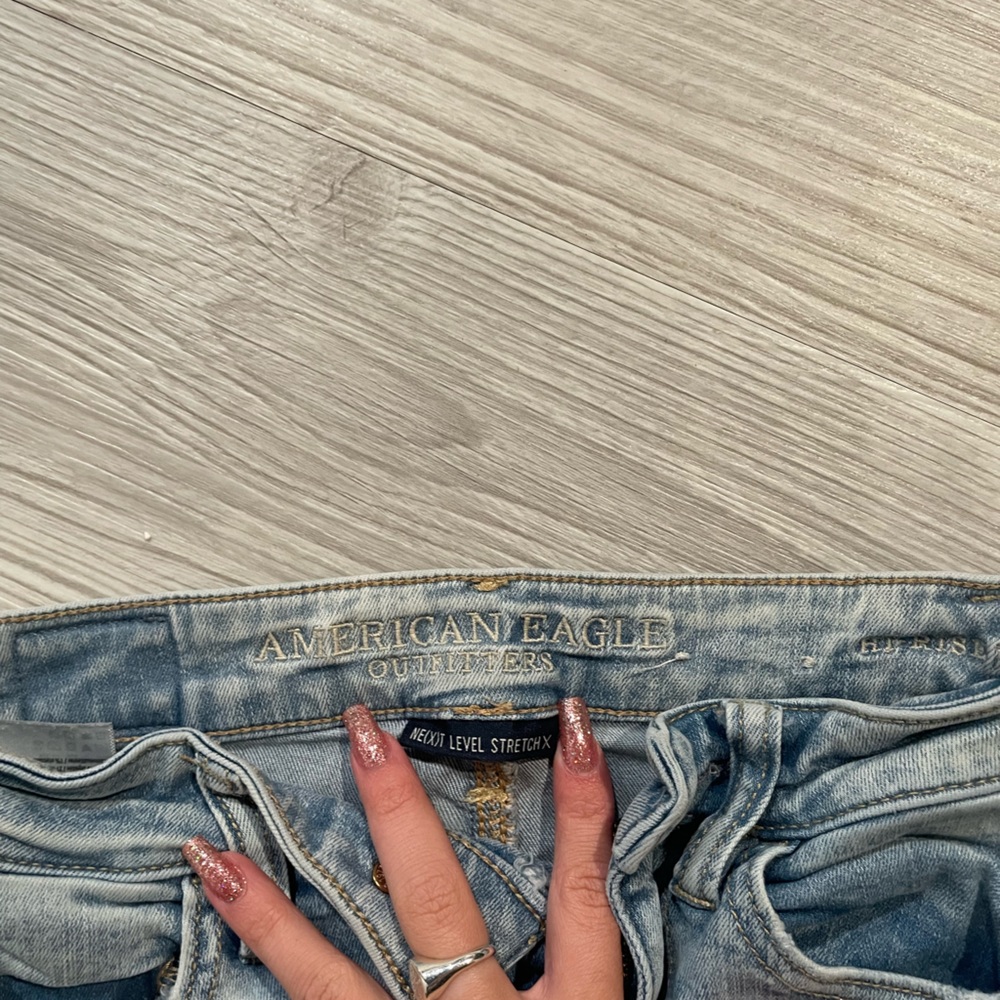 Distressed High waisted skinny jeans - Picture 2 of 4